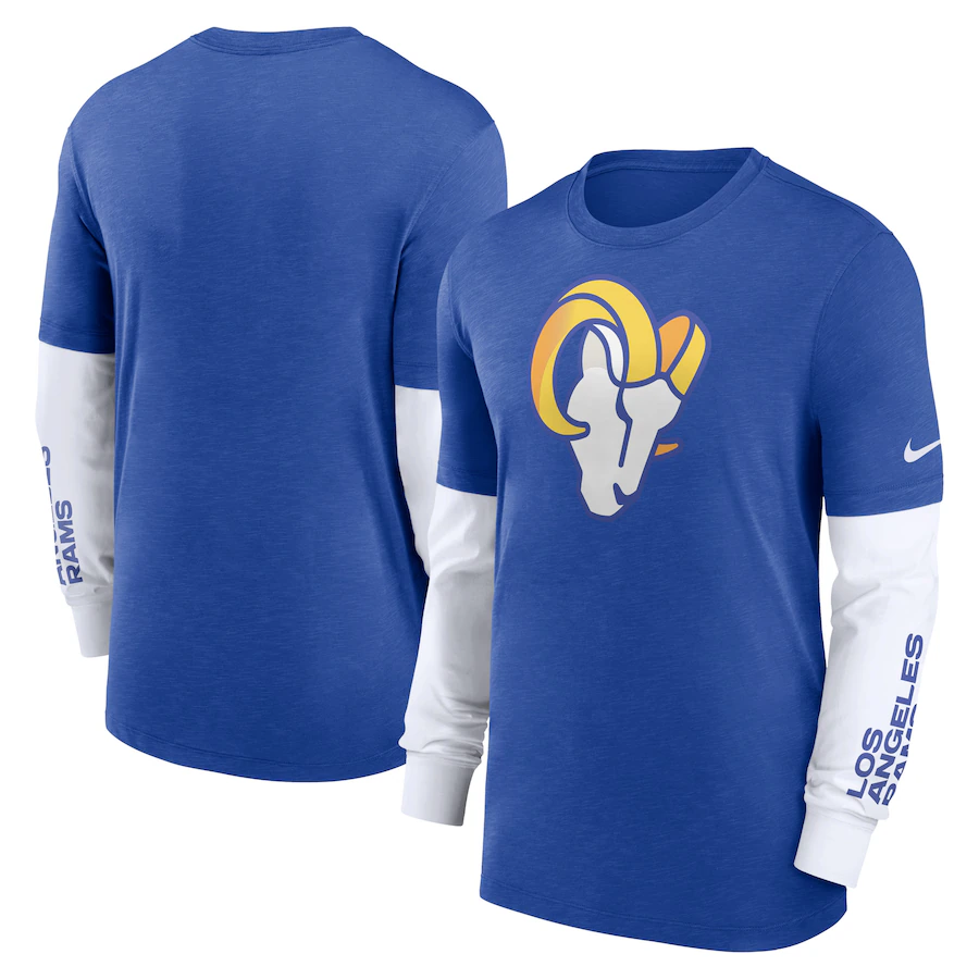 2023 Men NFL Los Angeles Rams Nike Long Tshirt->->Sports Accessory